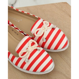 Navlékací bílé a červené pruhy H8-105 červená bílý červený 1