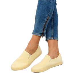 Žluté nazouvací tenisky G-92 Yellow žlutá 2