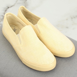 Žluté nazouvací tenisky G-92 Yellow žluť 1