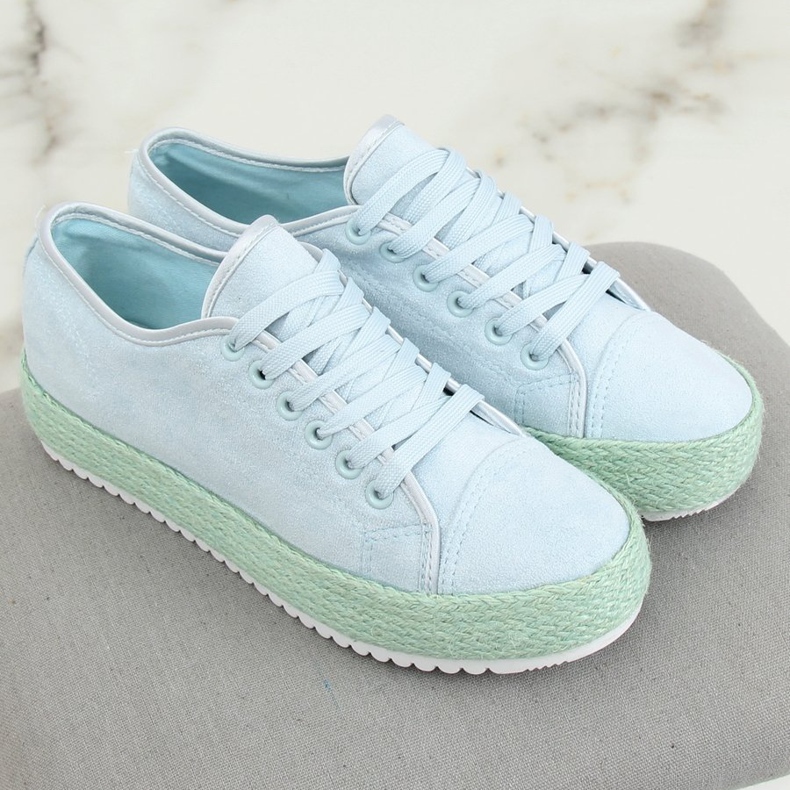 Modré espadrilky R-365 LT.BLUE tenisky modrý 1