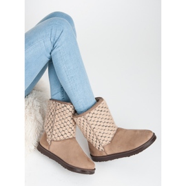 Kylie Teplý Mukluki hnědý 1