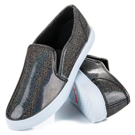 BOSHIMAO Nazouvací tenisky černá 1