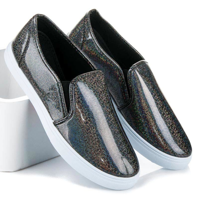 BOSHIMAO Nazouvací tenisky černý 2