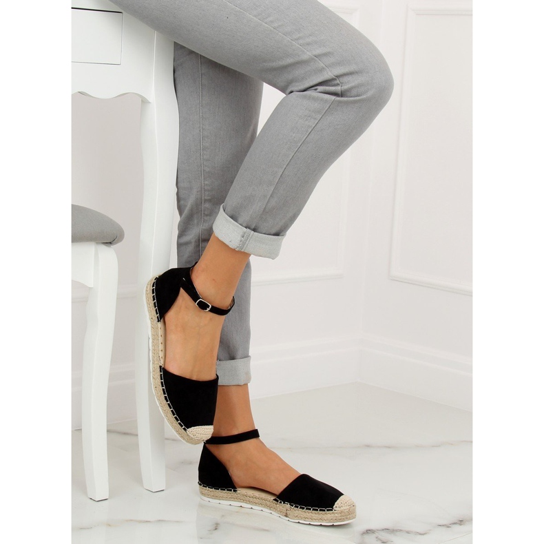Černé dámské espadrilky JH85 Black černá 1