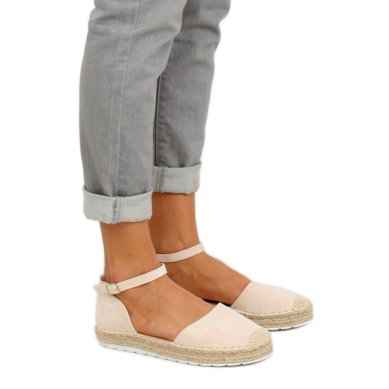 Dámské béžové espadrilky JH85 Beige béžový 2