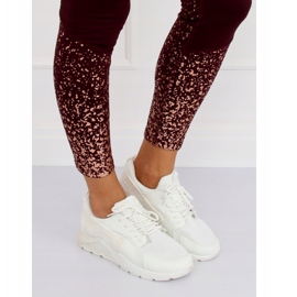 Bílá LA18P Bílá sportovní obuv bílý 1