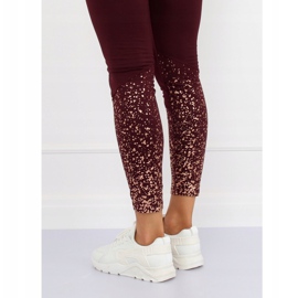 Bílá LA18P Bílá sportovní obuv bílý 2