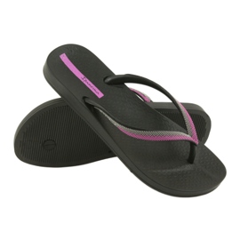 Ipanema Dámské žabky 82518 Black/Fuchsia černý 3