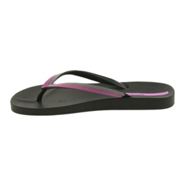 Ipanema Dámské žabky 82518 Black/Fuchsia černá 2