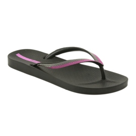 Ipanema Dámské žabky 82518 Black/Fuchsia černá 1