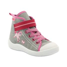 Dětské boty Befado 268X059 růžový šedá 2