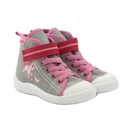 Dětské boty Befado 268X059 růžový šedá 5