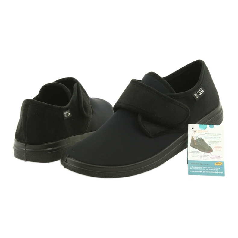 Dr.orto Befado Men's Health Shoes 036M006 Black černý 5