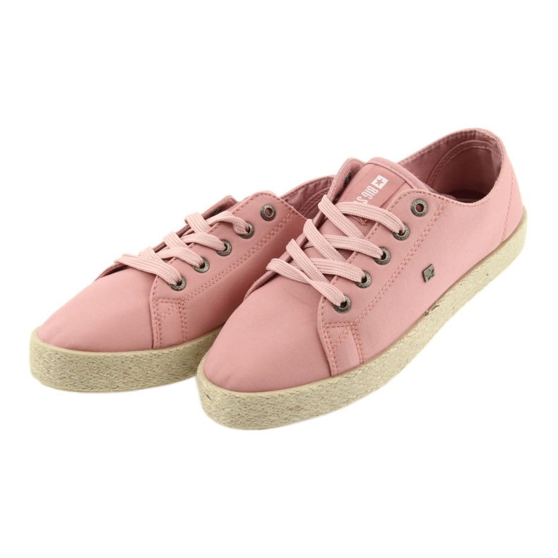 Big Star Pink Women's Espadrilles Sneakers 274425 růžový 4