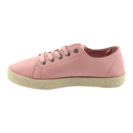 Big Star Pink Women's Espadrilles Sneakers 274425 růžový 2
