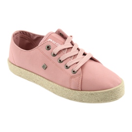 Big Star Pink Women's Espadrilles Sneakers 274425 růžový 1