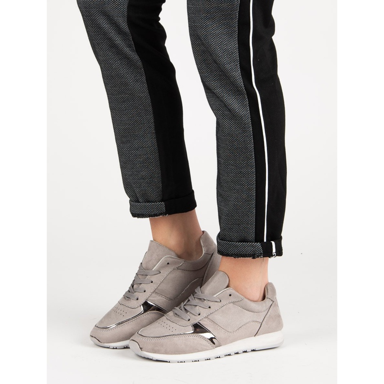 Jumex Pohodlná sportovní obuv šedá 1