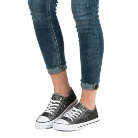 Černé tenisky s Borkatem černý 2