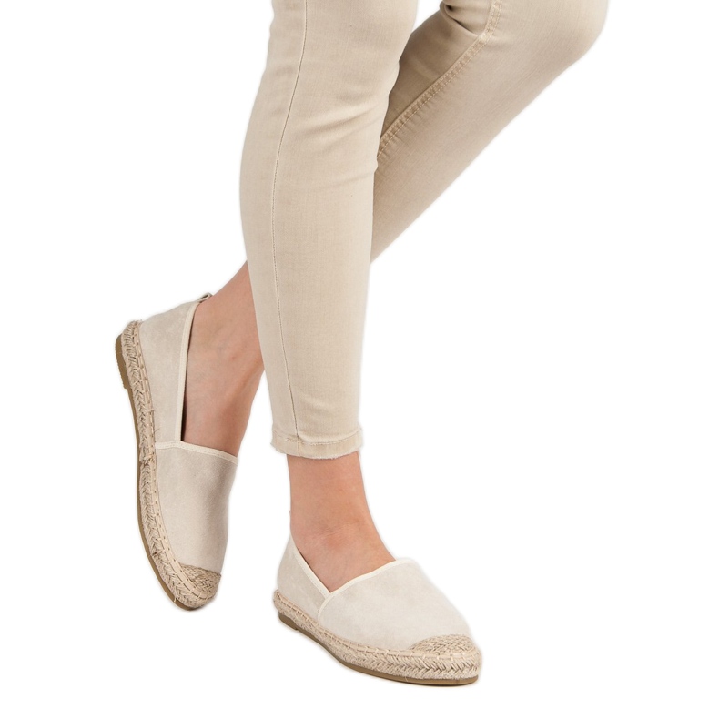 Bestelle Semišové espadrilky žluť 2