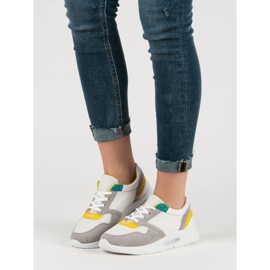 Šněrovací sportovní obuv bílý vícebarevný 1 Šněrovací sportovní obuv bílý vícebarevný 1