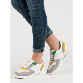 Šněrovací sportovní obuv bílý vícebarevný 2