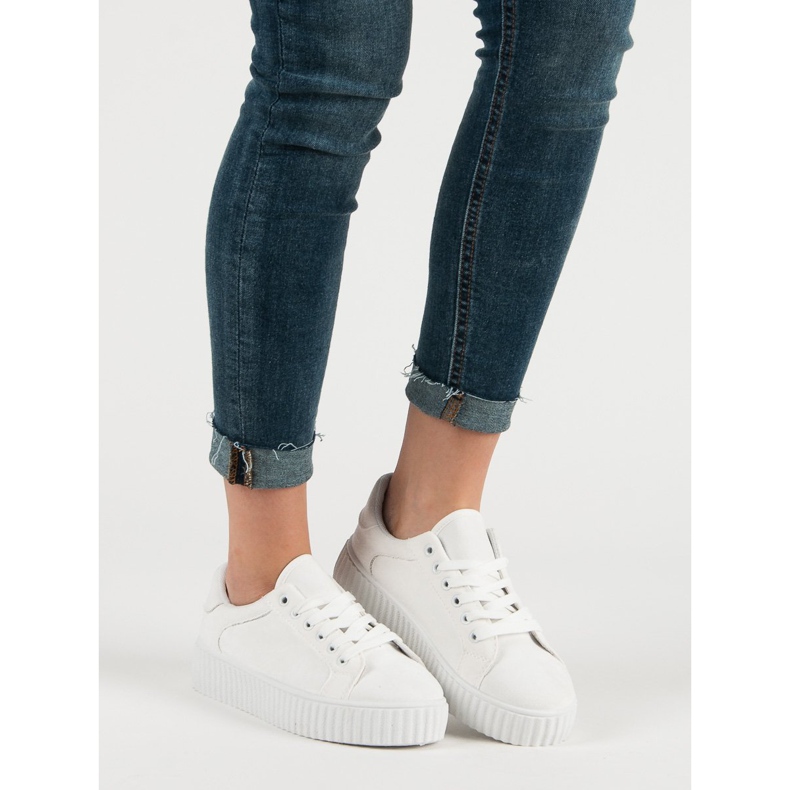 Seastar Bílé semišové popínavé rostliny bílý 2