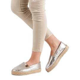 Zlaté espadrilky zlatý 5