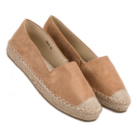 Small Swan Semišové espadrilky hnědý 4