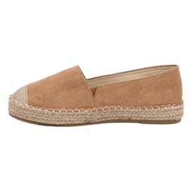 Small Swan Semišové espadrilky hnědý 2