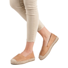 Small Swan Semišové espadrilky hnědý 6