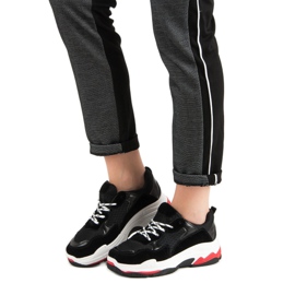 Small Swan Tenisky Na Platformě černý 1