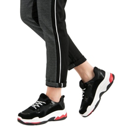 Small Swan Tenisky Na Platformě černý 2