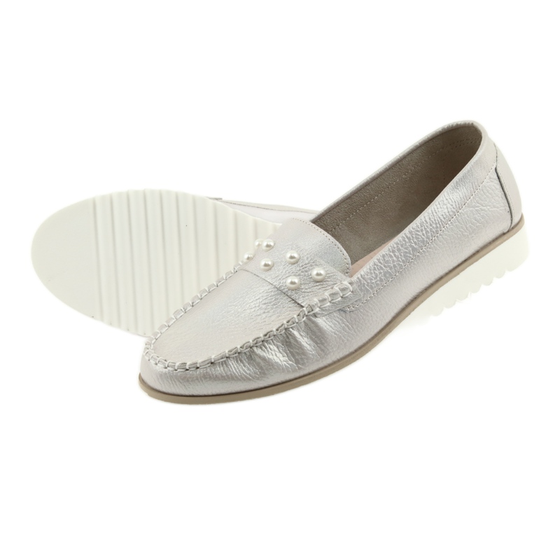 Sergio Leone Dámské perly perel perleťové béžové bílý 5