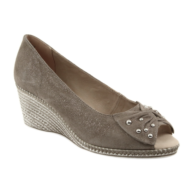 Dámské lodičky na klínku Caprice 29350 hnědý 1