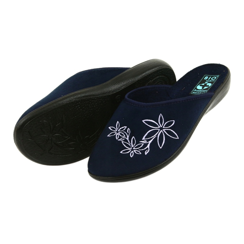 Dámské pantofle Adanex 23931 námořnická modrá 4 Dámské pantofle Adanex 23931 námořnická modrá 4