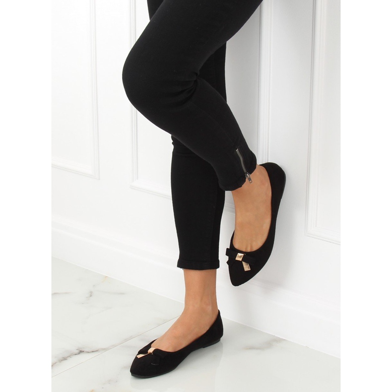 Černé dámské balerínky JM3550J Negro černý 1