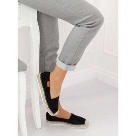 Černé espadrilky RC-61 Black semiš černý 1