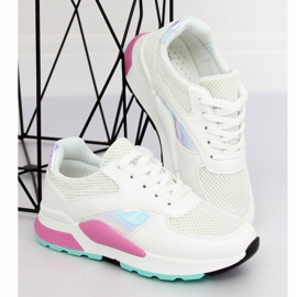 Bílá LV73P Bílá sportovní obuv bílý 1