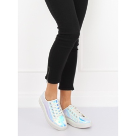 FZ09 Bílé benzínové tenisky bílý 1