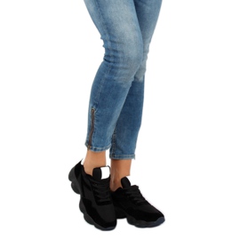 Černá sportovní obuv E-102 Černá černý 1