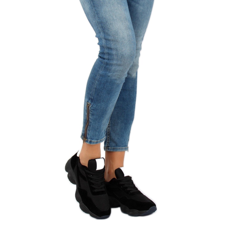 Černá sportovní obuv E-102 Černá černý 1