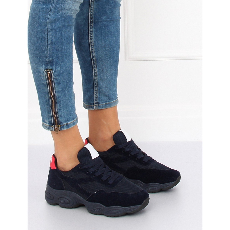 E-102 Námořnická námořnická modrá sportovní obuv 1