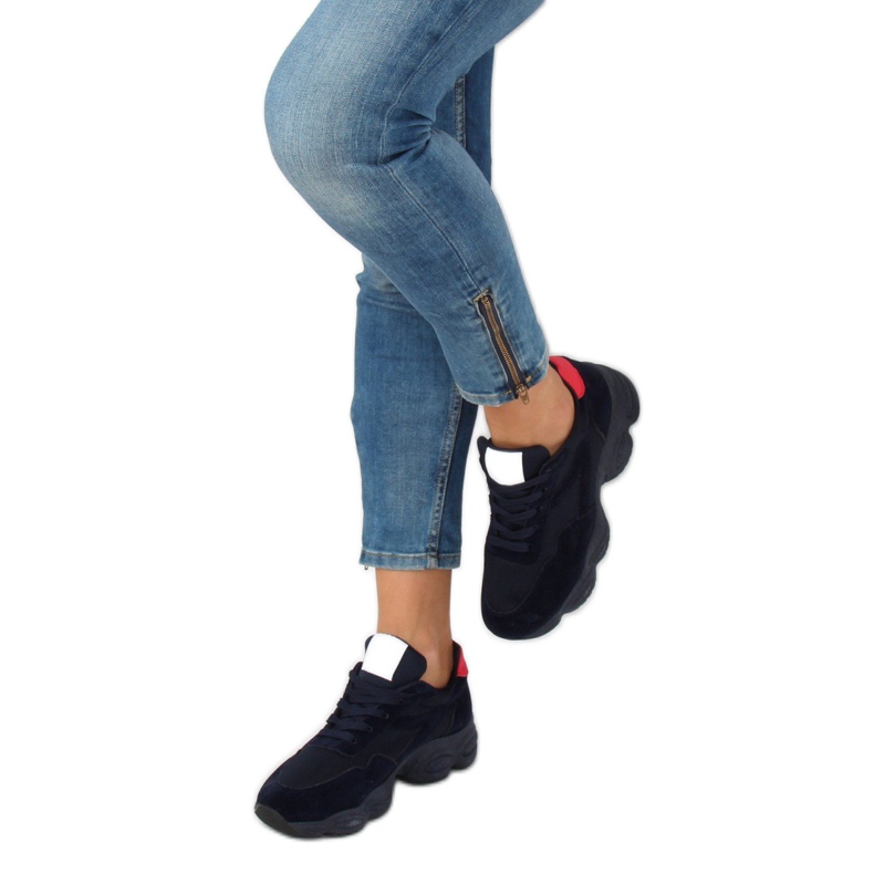 E-102 Námořnická námořnická modrá sportovní obuv 2