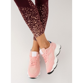 Růžová sportovní obuv E-102 Pink růžový 2
