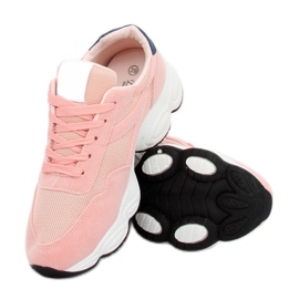 Růžová sportovní obuv E-102 Pink růžový 3