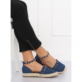 Modré riflové espadrilky CH-1K211 Blue námořnická modř 1