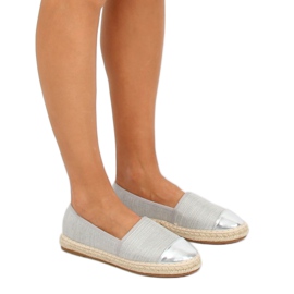 Šedé plátěné espadrilky A-9267 Grey šedá 1