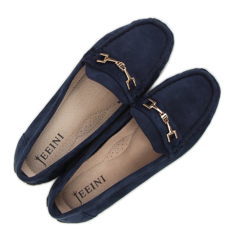 Dámské mokasíny tmavě modré R819 Navy námořnická modř 1