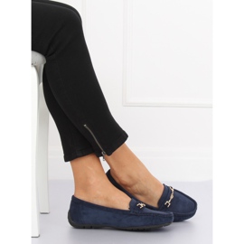 Dámské mokasíny tmavě modré R819 Navy námořnická modř 2