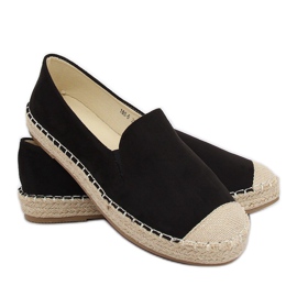 Černé dámské espadrilky 180-5 Black černý 1